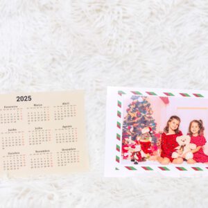 Calendário de Mesa + foto 13x18